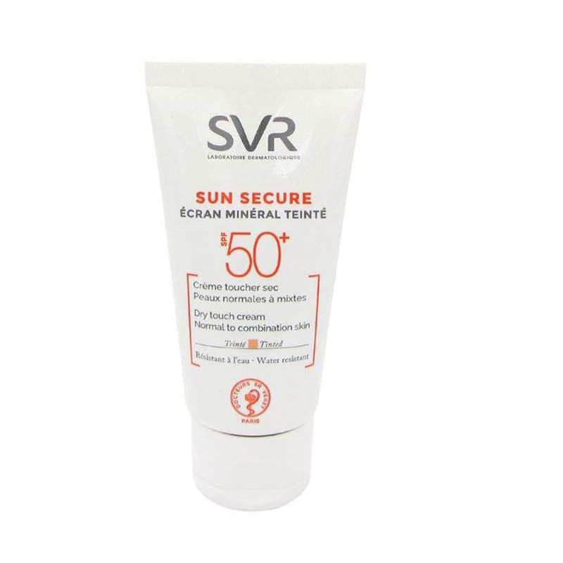 کرم ضد آفتاب رنگی مینرال اس وی آر برای پوستهای معمولی و مختلط مدل Sun Secure حجم 50ml