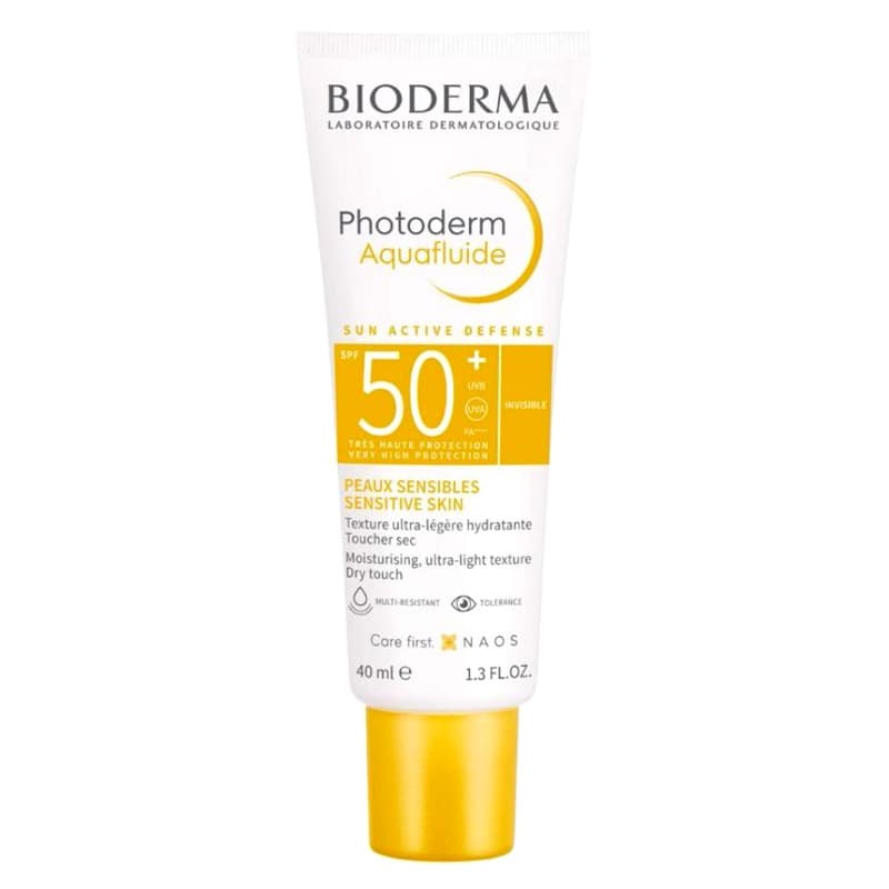 فلوئید ضد آفتاب بی رنگ Photoderm Aquafluide SPF50 بایودرما 40ml
