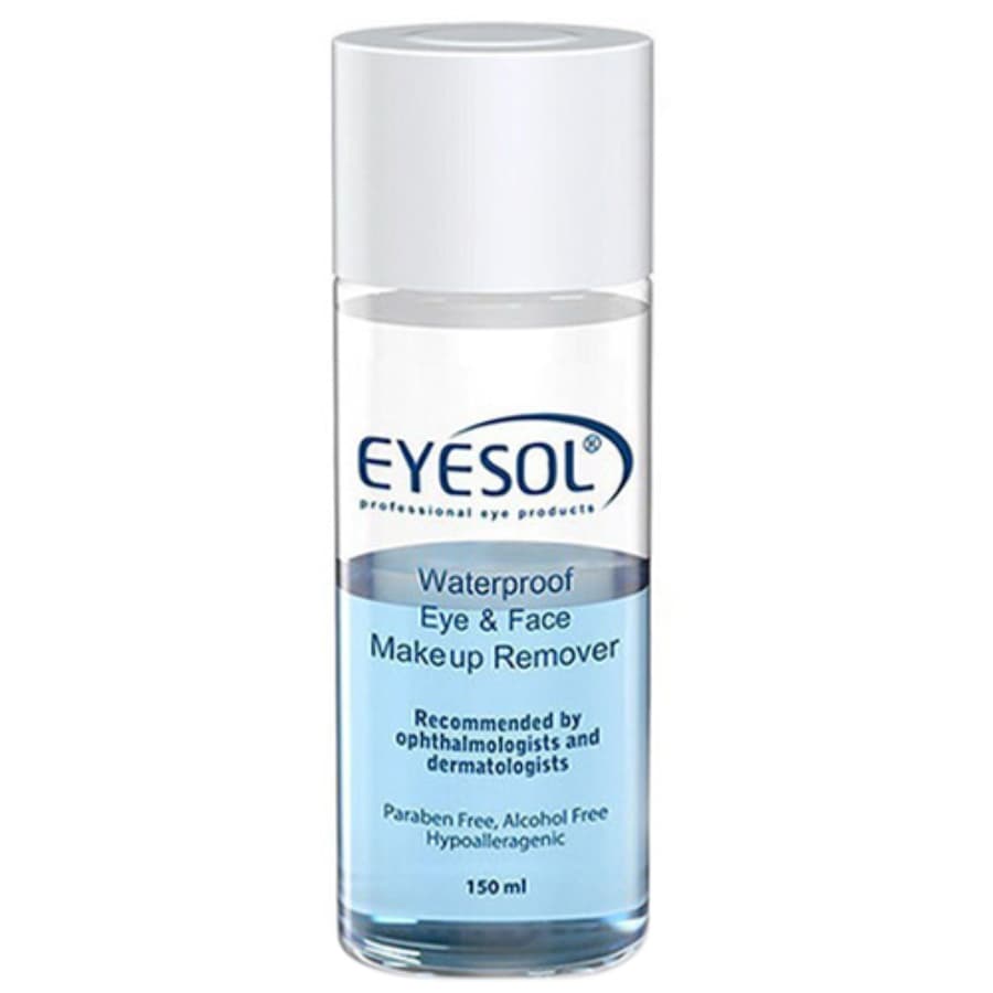 محلول پاک کننده تخصصی آرایش ضد آب چشم و صورت آیسول 150ml