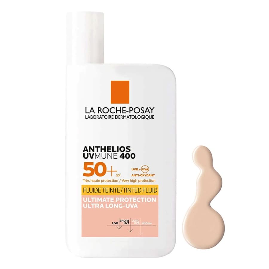 فلوئید ضد آفتاب رنگی پوست حساس Anthelios SPF50 لاروش پوزای 50ml